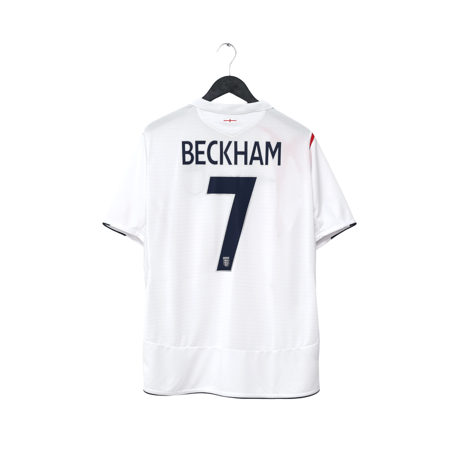2005/07 Beckham #7 England Vintage Umbro Home Football Shirt (L) WC 2006