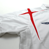 2005/07 Beckham #7 England Vintage Umbro Home Football Shirt (L) WC 2006