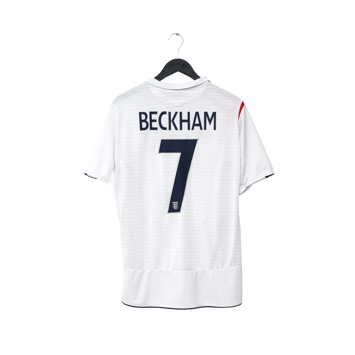 2005/07 Beckham #7 England Vintage Umbro Home Football Shirt (L) WC 2006
