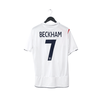 2005/07 Beckham #7 England Vintage Umbro Home Football Shirt (L) WC 2006