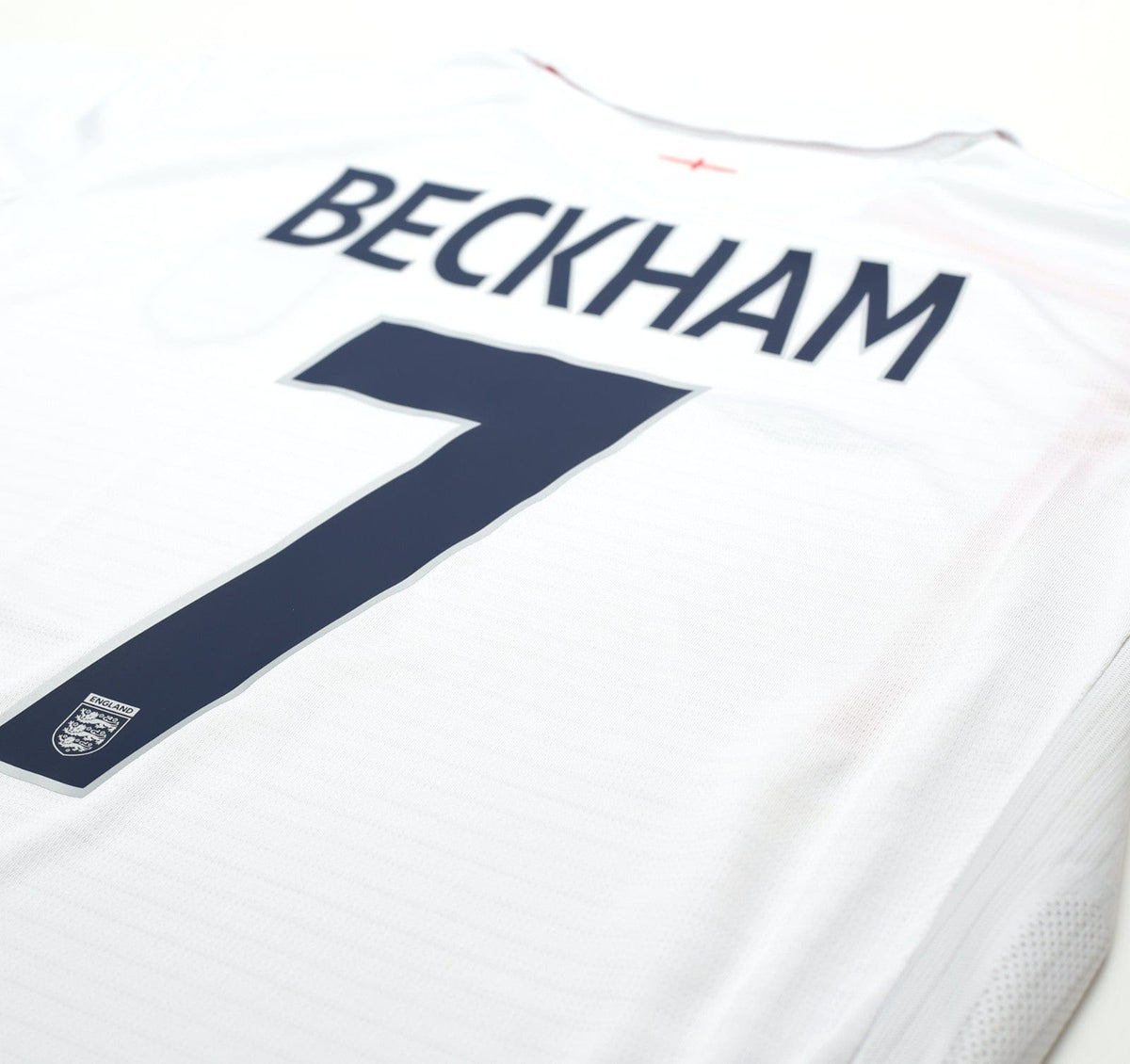 2005/07 BECKHAM #7 England Vintage Umbro Home Football Shirt (XL) WC 2006