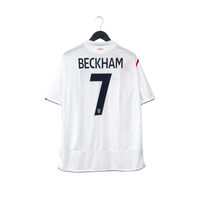2005/07 Beckham #7 England Vintage Umbro Home Football Shirt (XL) WC 2006