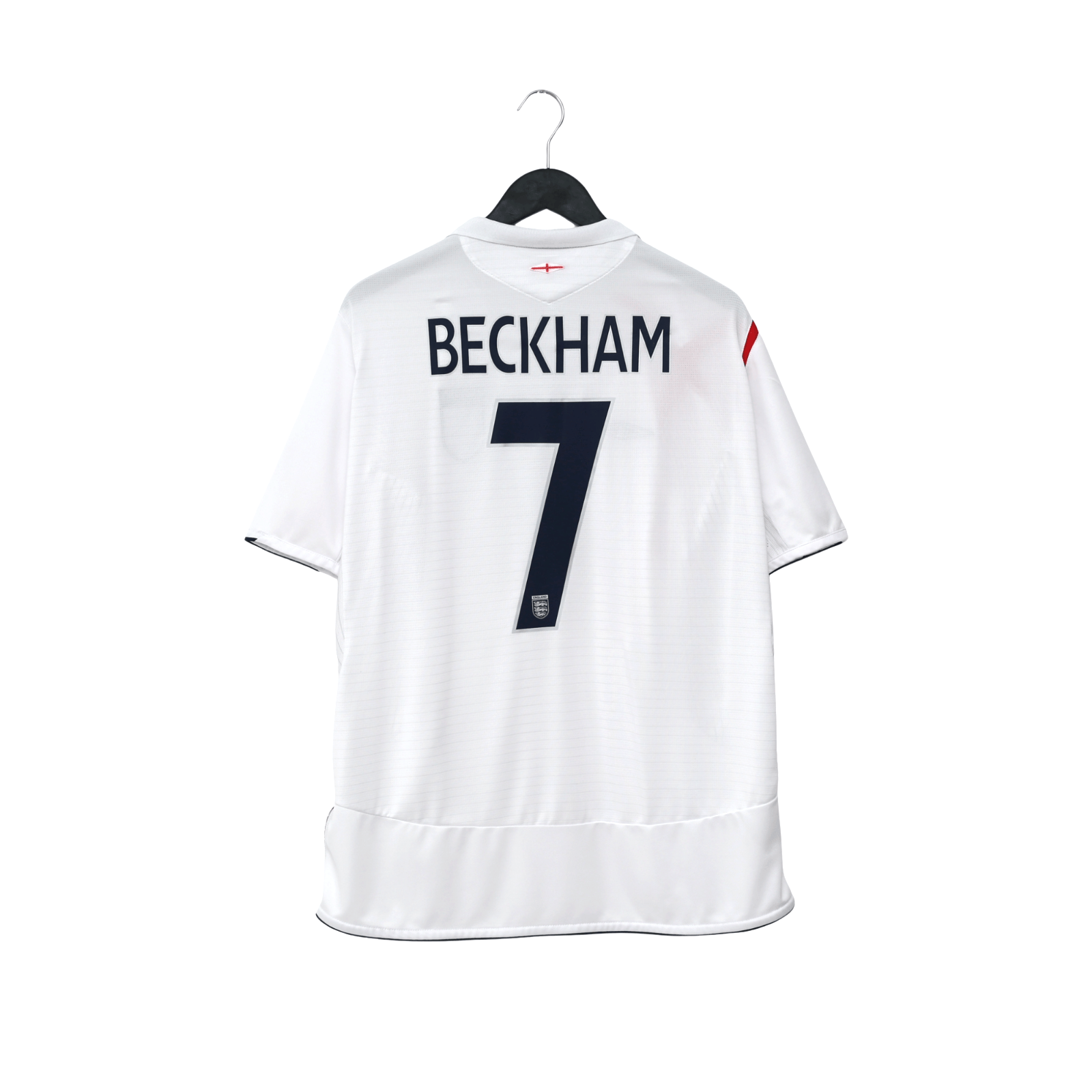 2005/07 Beckham #7 England Vintage Umbro Home Football Shirt (XL) WC 2006