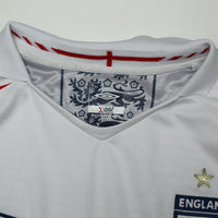 2005/07 Beckham #7 England Vintage Umbro Home Football Shirt (XL) WC 2006