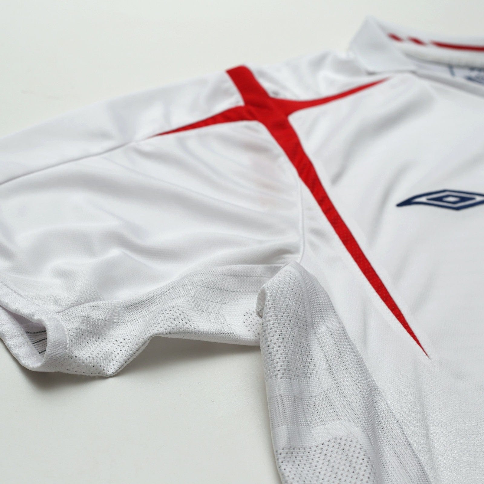 2005/07 Beckham #7 England Vintage Umbro Home Football Shirt (XL) WC 2006