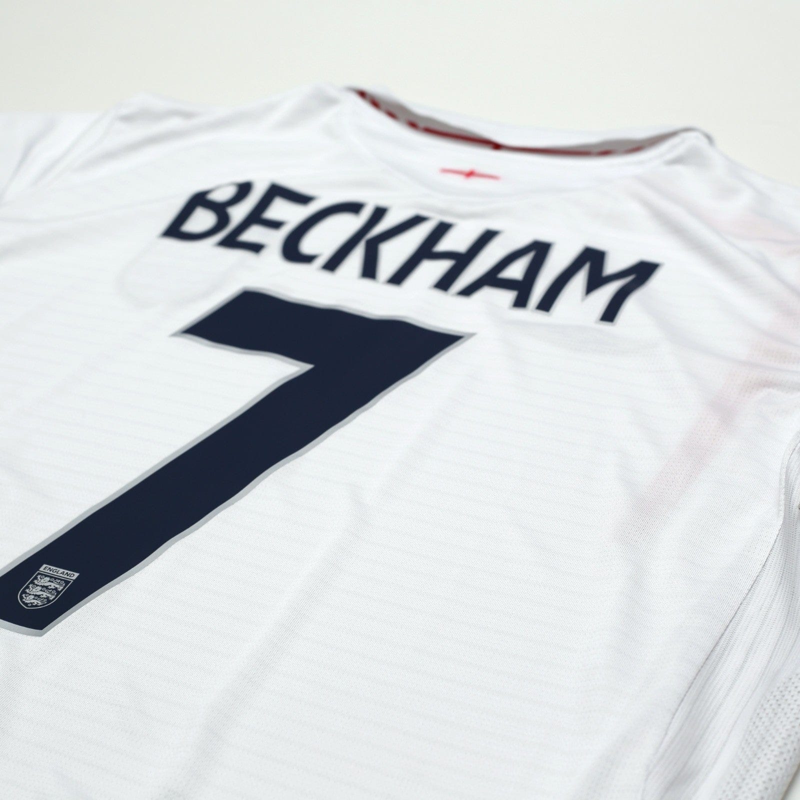2005/07 Beckham #7 England Vintage Umbro Home Football Shirt (XL) WC 2006