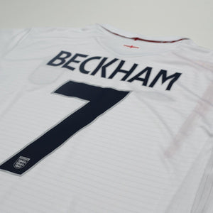 2005/07 Beckham #7 England Vintage Umbro Home Football Shirt (XL) World Cup 2006