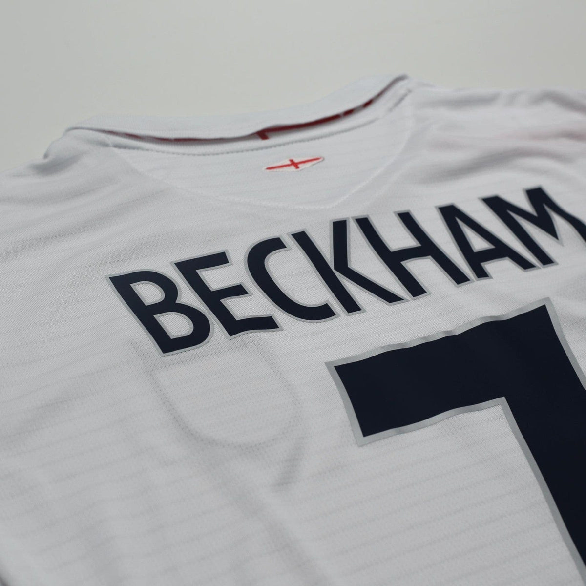 2005/07 Beckham #7 England Vintage Umbro Home Football Shirt (XL) World Cup 2006