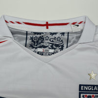 2005/07 Gerrard #4 England Vintage Umbro Home Football Shirt (M) WC 2006