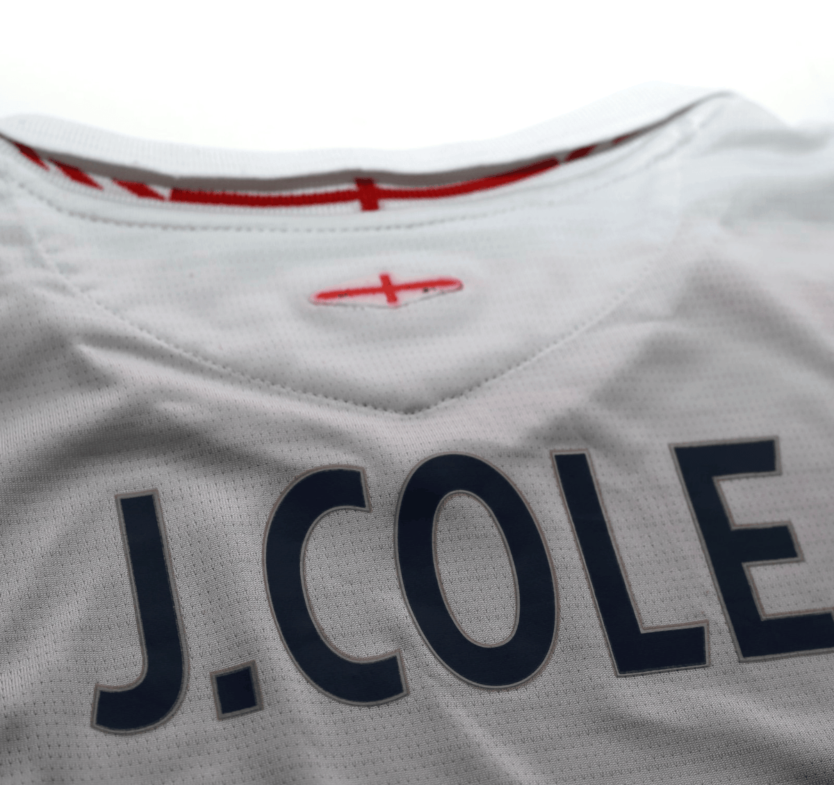 2005/07 J. COLE #11 England Vintage Umbro Home Football Shirt XXL World Cup 2006