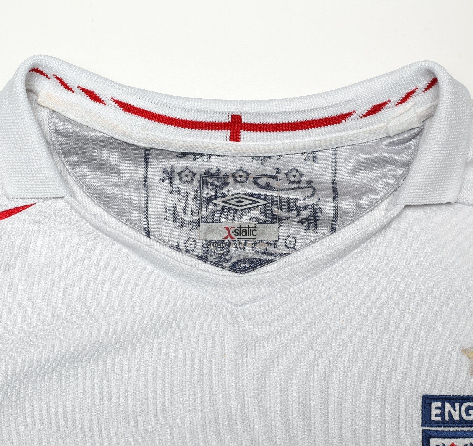 2005/07 J. COLE #11 England Vintage Umbro Home Football Shirt XXL World Cup 2006