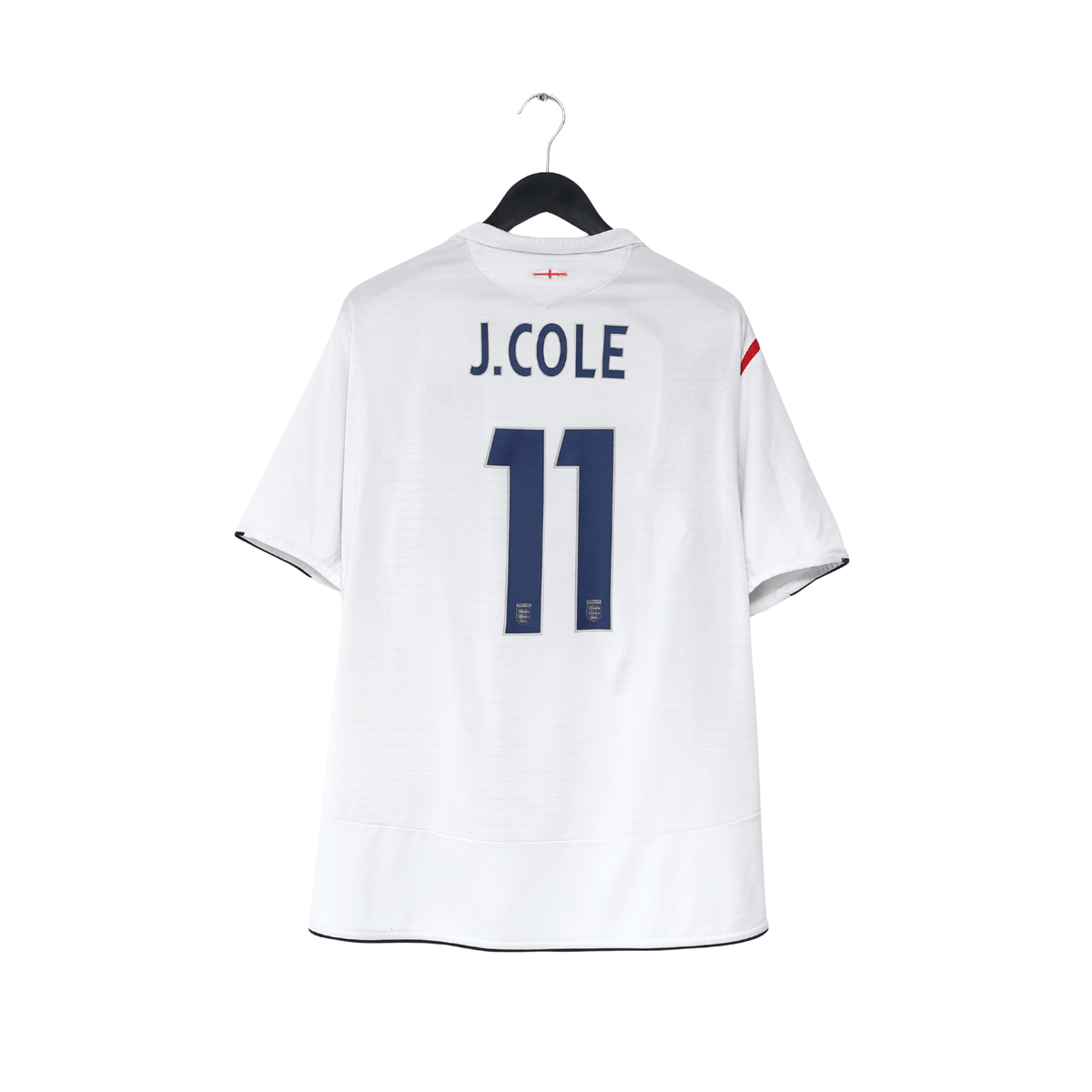 2005/07 J. COLE #11 England Vintage Umbro Home Football Shirt XXL World Cup 2006