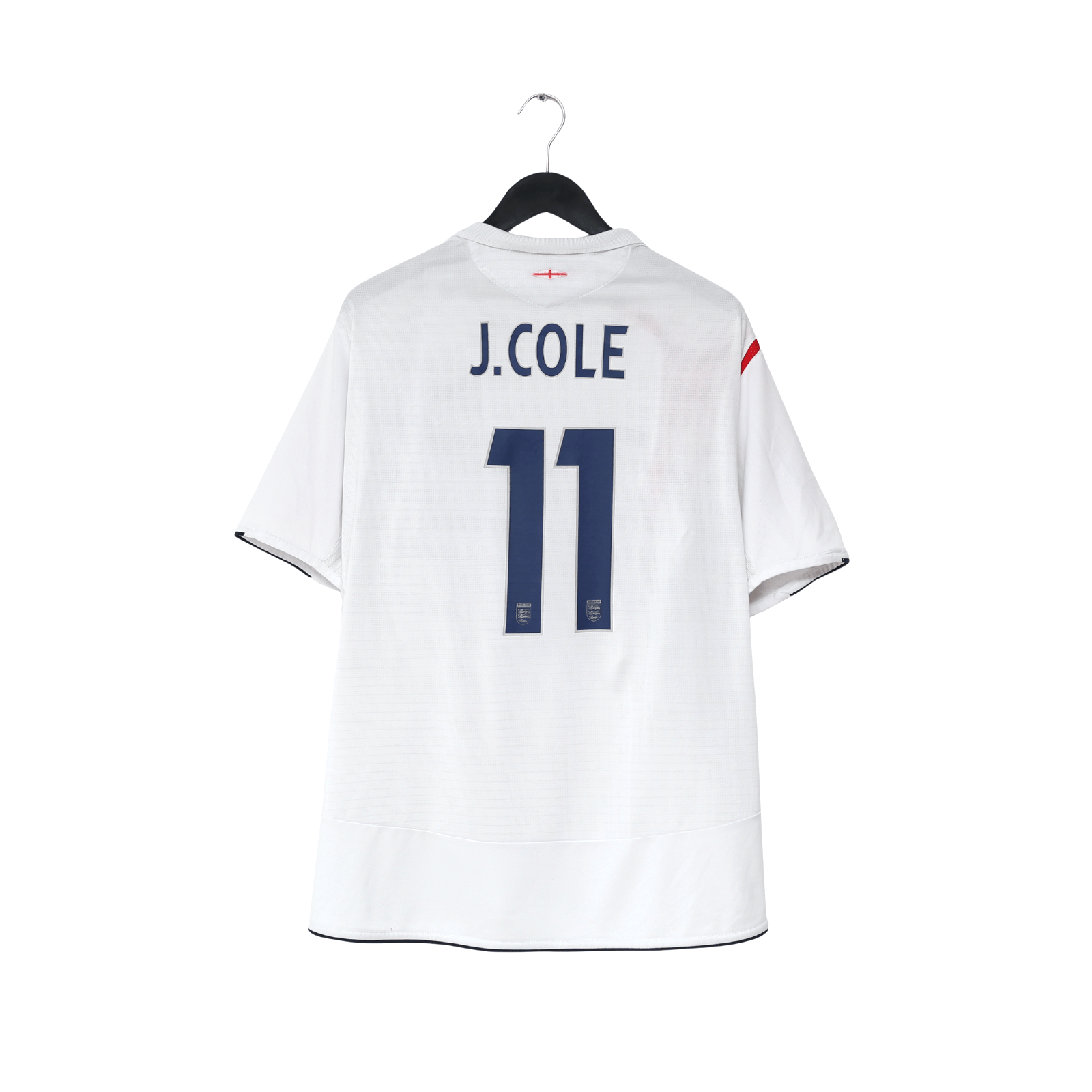 2005/07 J. COLE #11 England Vintage Umbro Home Football Shirt XXL World Cup 2006