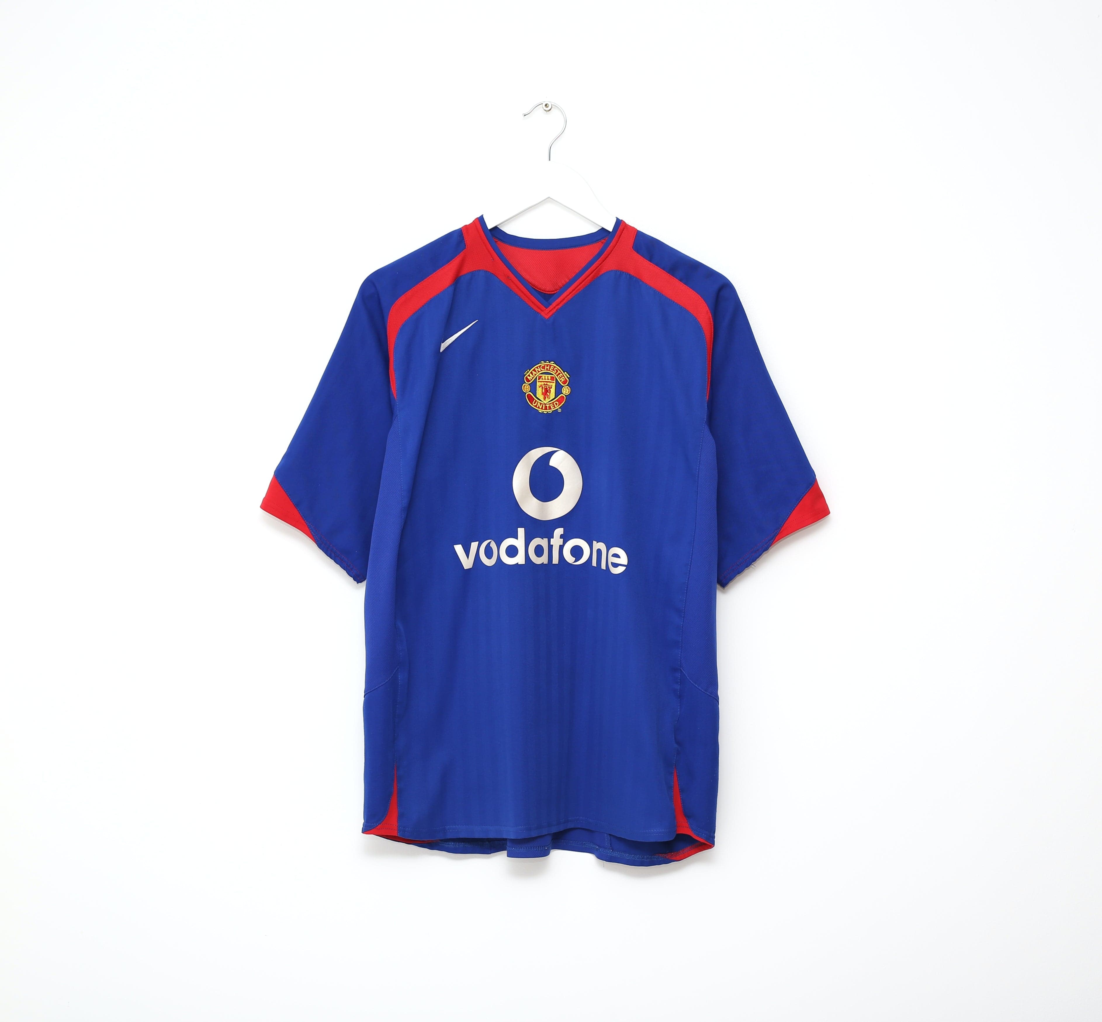 2005/07 J.S. PARK #13 Manchester United Vintage Nike UCL Third Football Shirt (M)