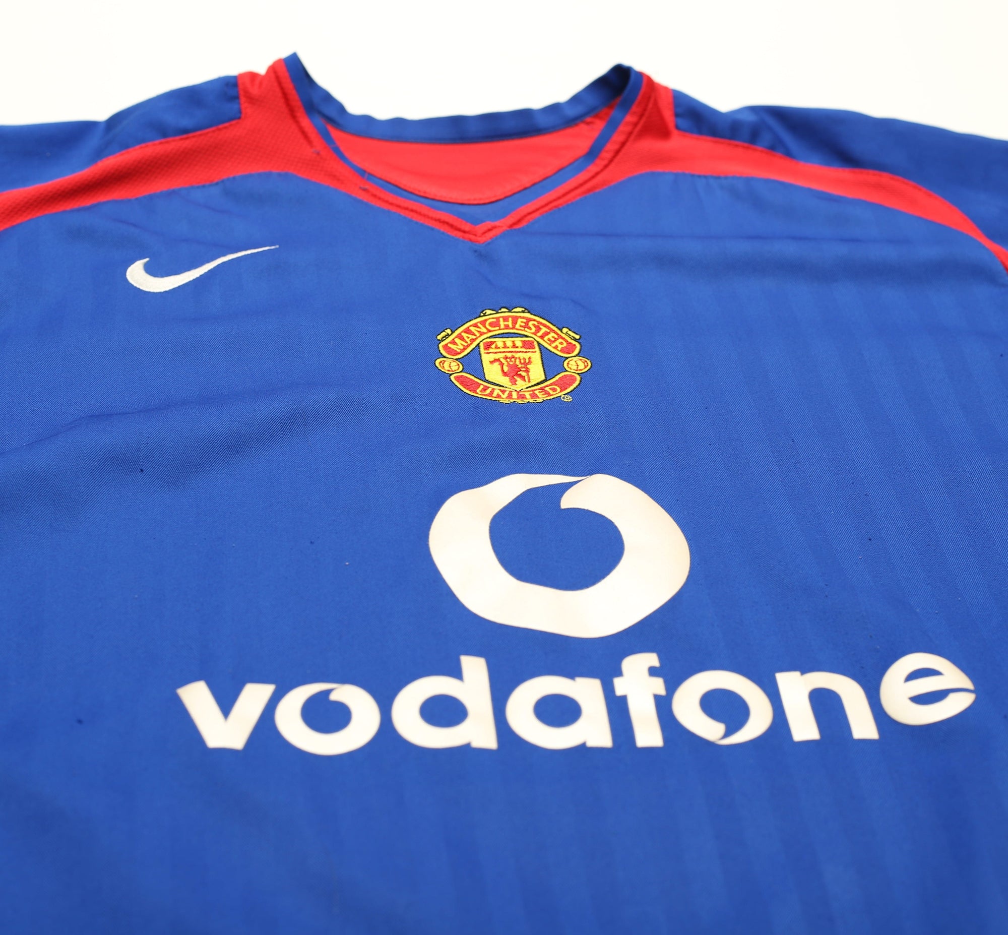 2005/07 J.S. PARK #13 Manchester United Vintage Nike UCL Third Football Shirt (M)