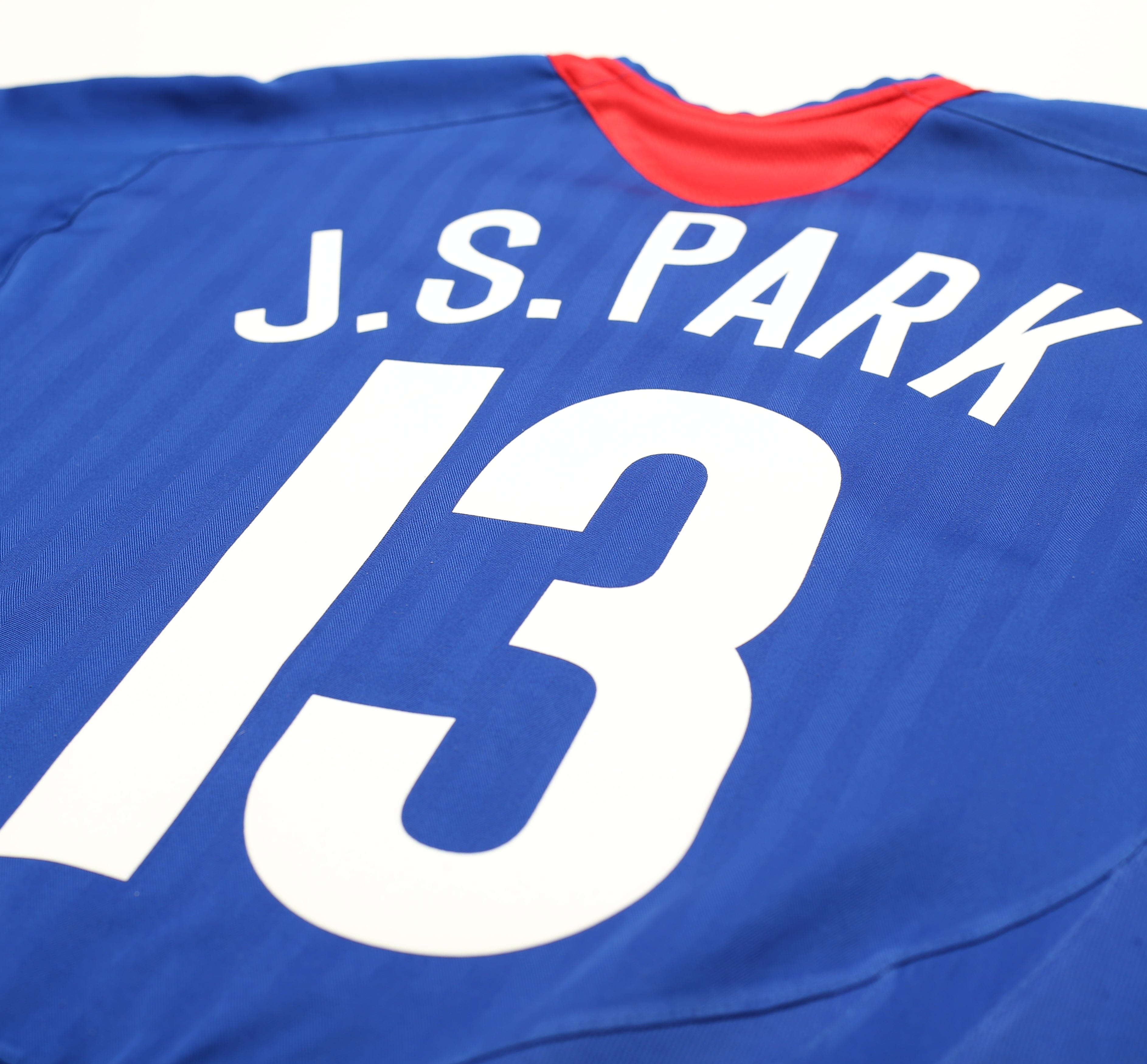 2005/07 J.S. PARK #13 Manchester United Vintage Nike UCL