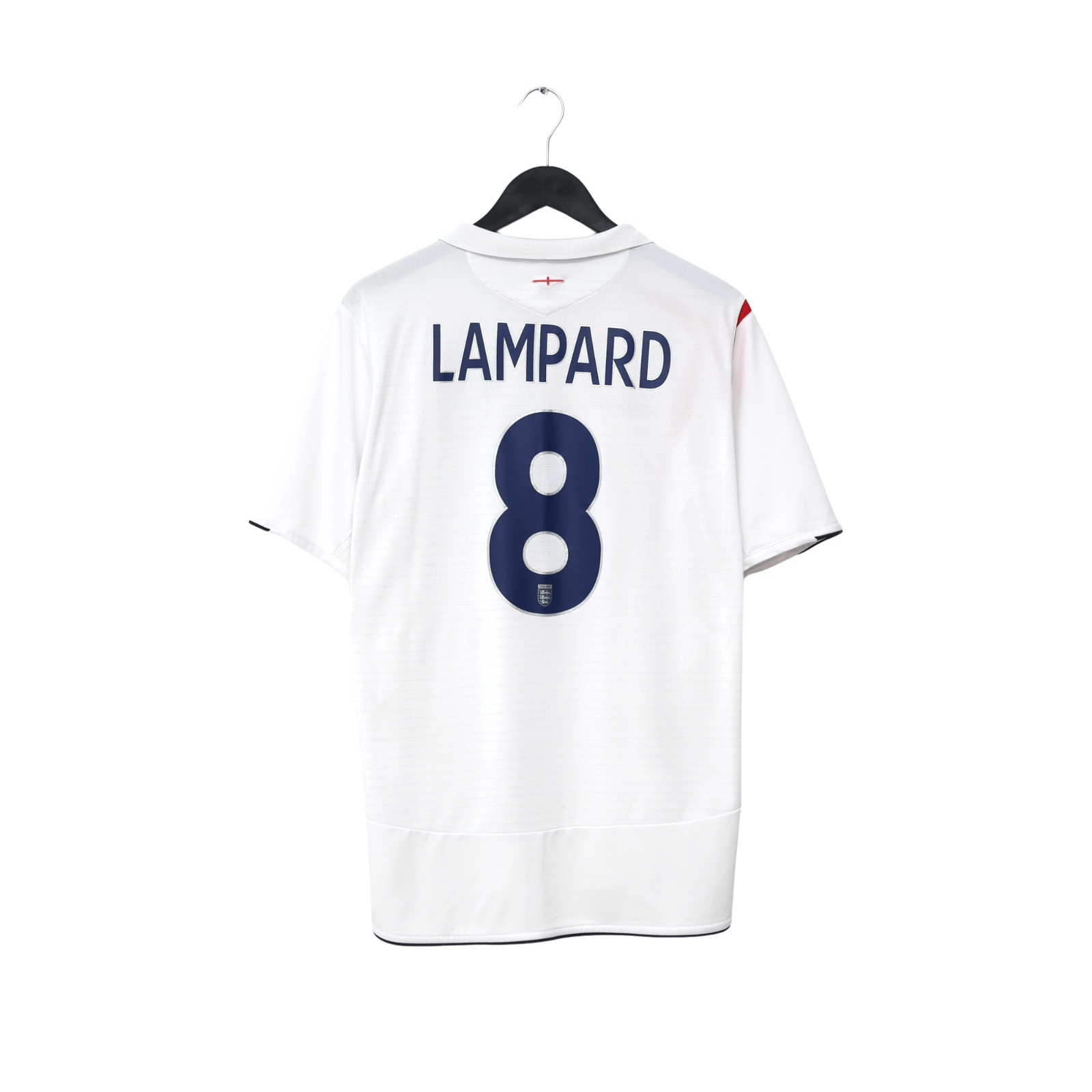 2005/07 Lampard #8 England Vintage Umbro Home Football Shirt (L) World Cup 2006