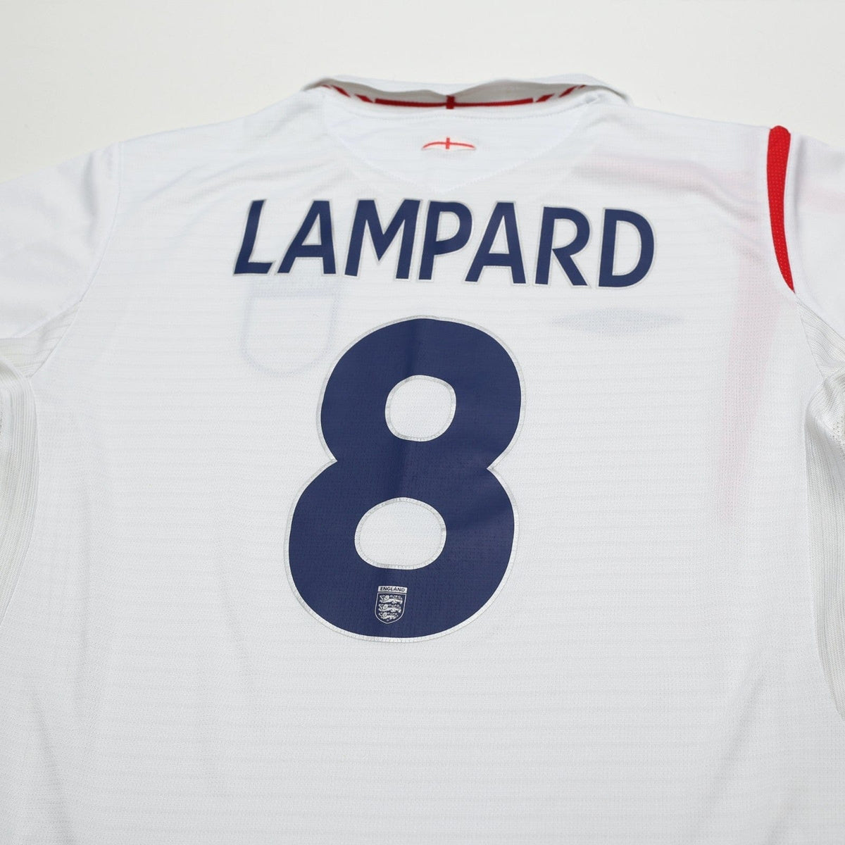 2005/07 Lampard #8 England Vintage Umbro Home Football Shirt (L) World Cup 2006