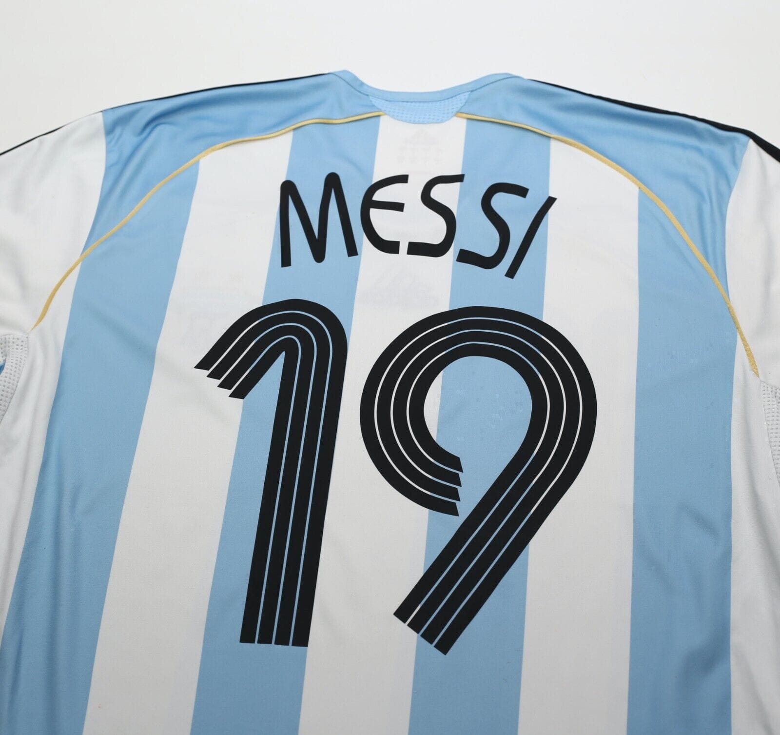 2005/07 MESSI #19 Argentina Vintage adidas Home Football Shirt (L) WC 2006