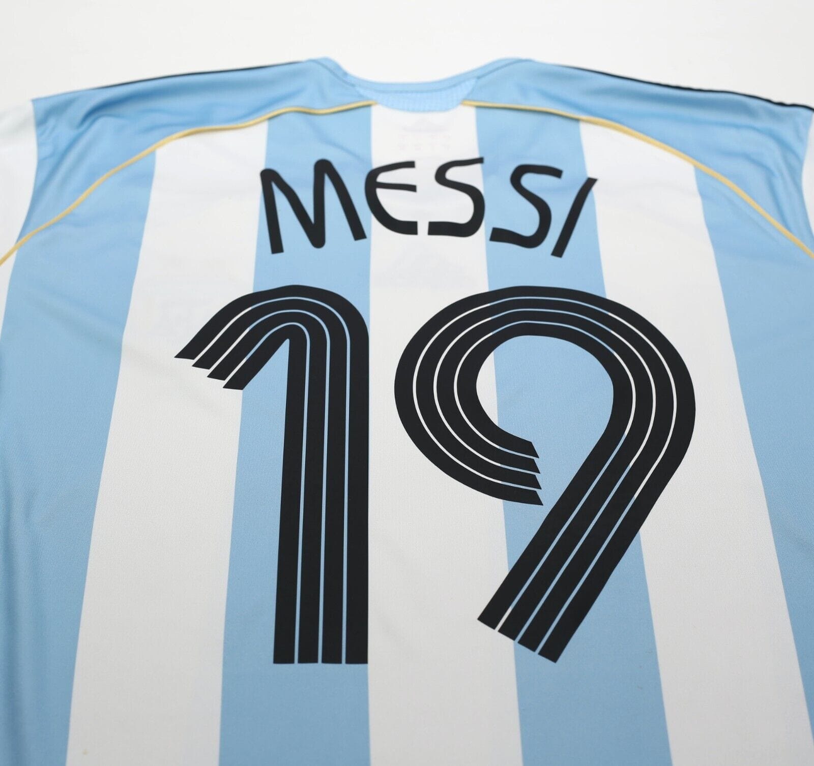 2005/07 MESSI #19 Argentina Vintage adidas Home Football Shirt (L) WC 2006