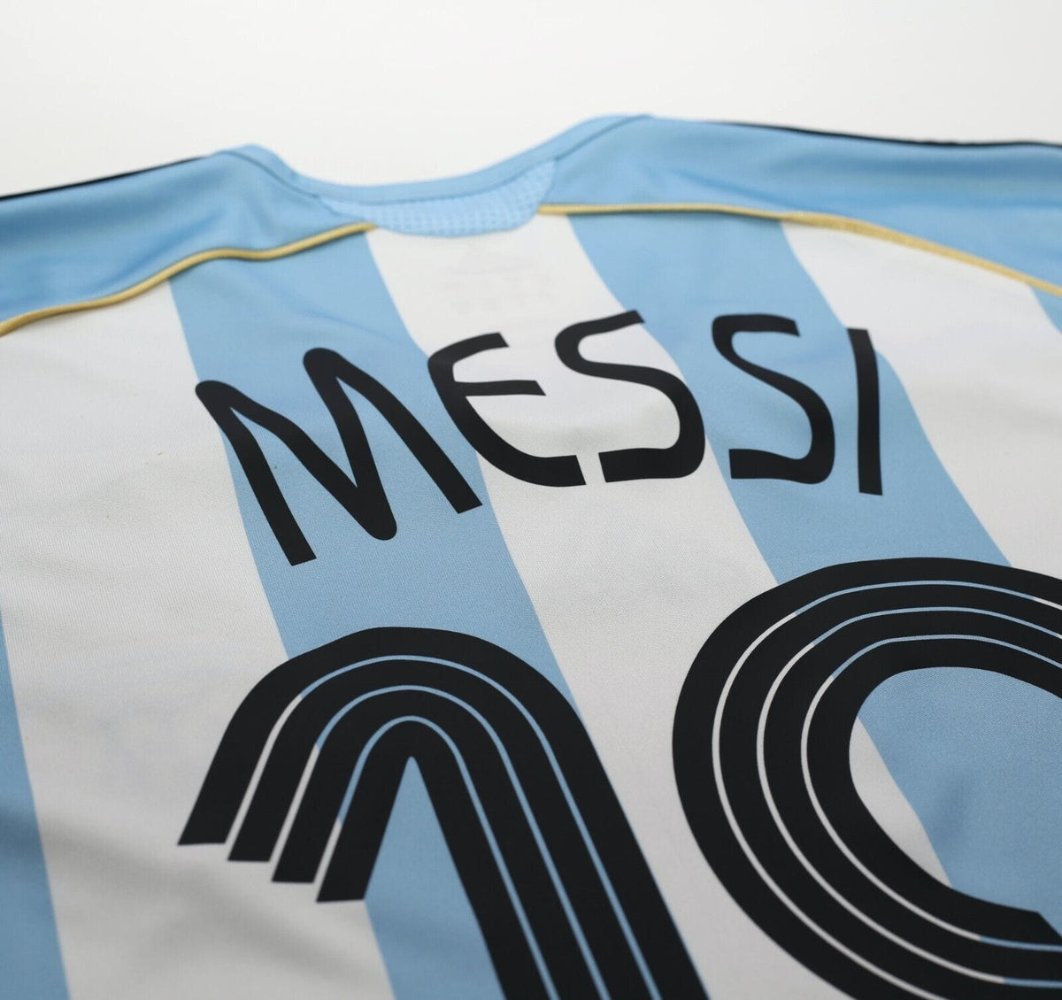 2005/07 MESSI #19 Argentina Vintage adidas Home Football Shirt (L) WC 2006