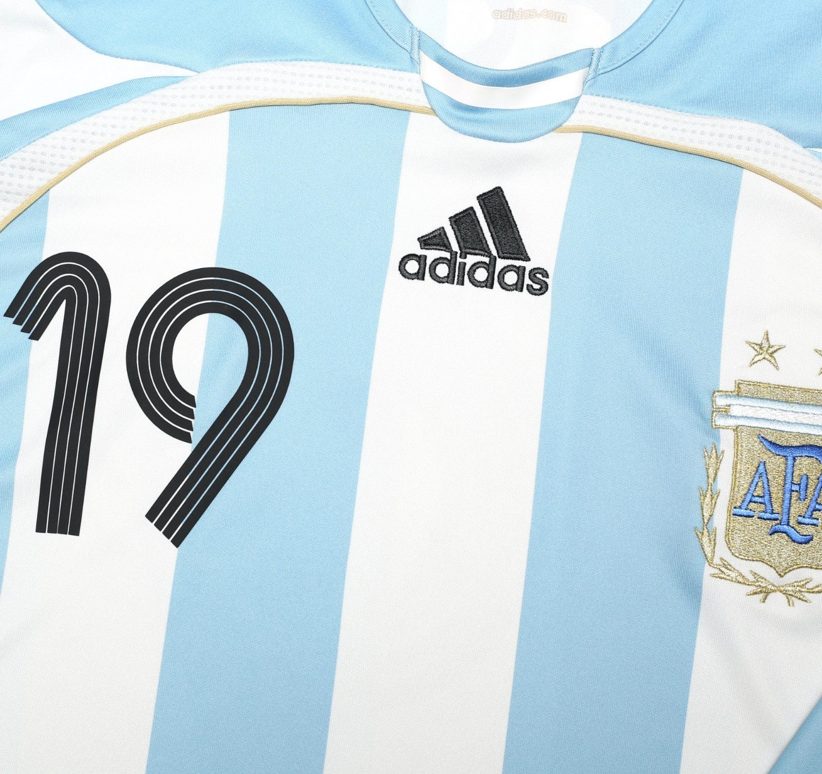 2005/07 MESSI #19 Argentina Vintage adidas Home Football Shirt (M) WC 2006