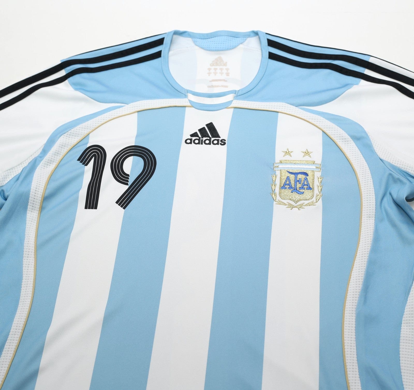 2005/07 MESSI #19 Argentina Vintage adidas Home Football Shirt (M) WC 2006