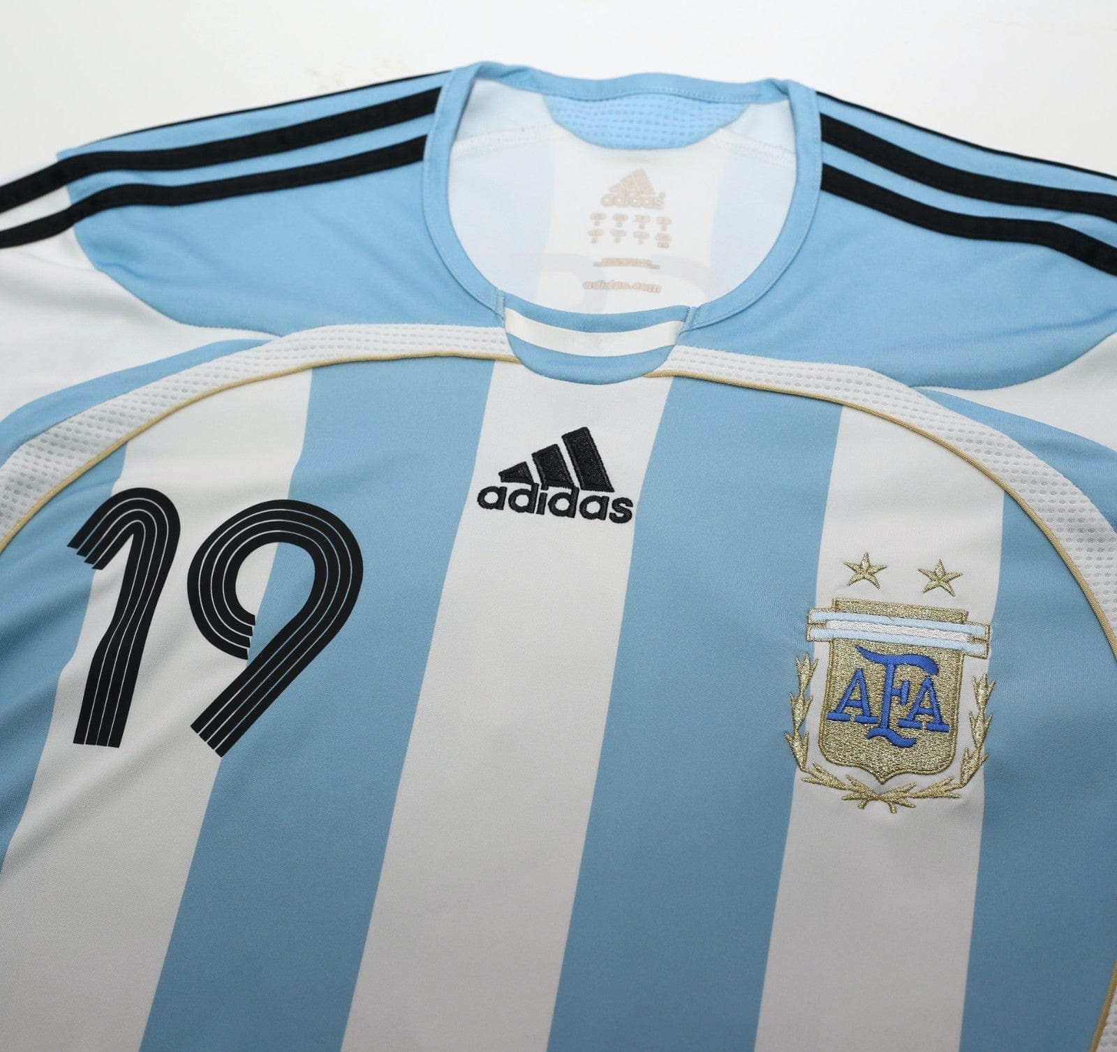 2005/07 MESSI #19 Argentina Vintage adidas Home Football Shirt (M) WC 2006