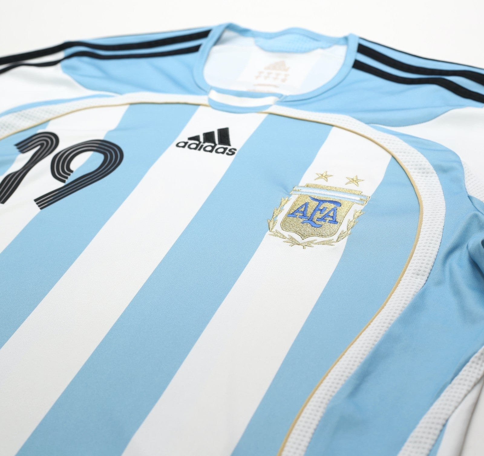 2005/07 MESSI #19 Argentina Vintage adidas Home Football Shirt (M) WC 2006