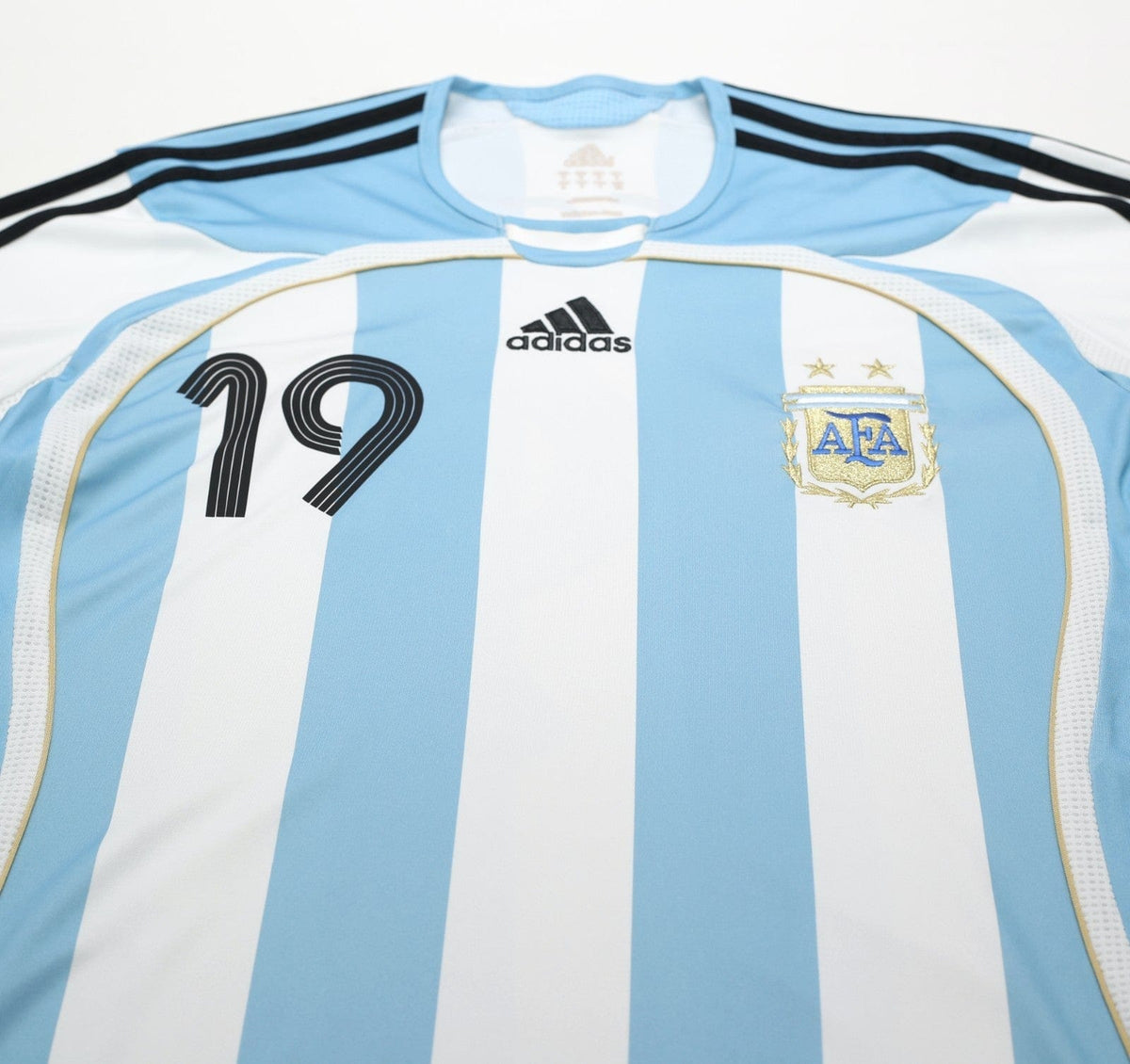 2005/07 MESSI #19 Argentina Vintage adidas Home Football Shirt (M) WC 2006
