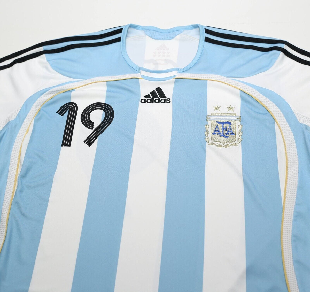 2005/07 MESSI #19 Argentina Vintage adidas Home Football Shirt (XL) WC 2006
