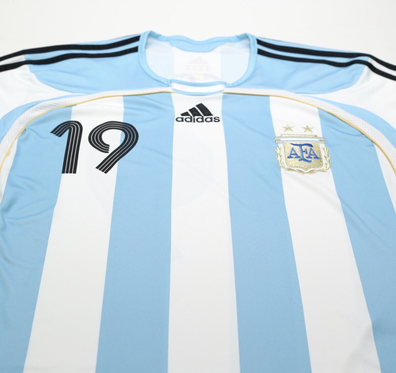 2005/07 MESSI #19 Argentina Vintage adidas Home Football Shirt (XL) WC 2006