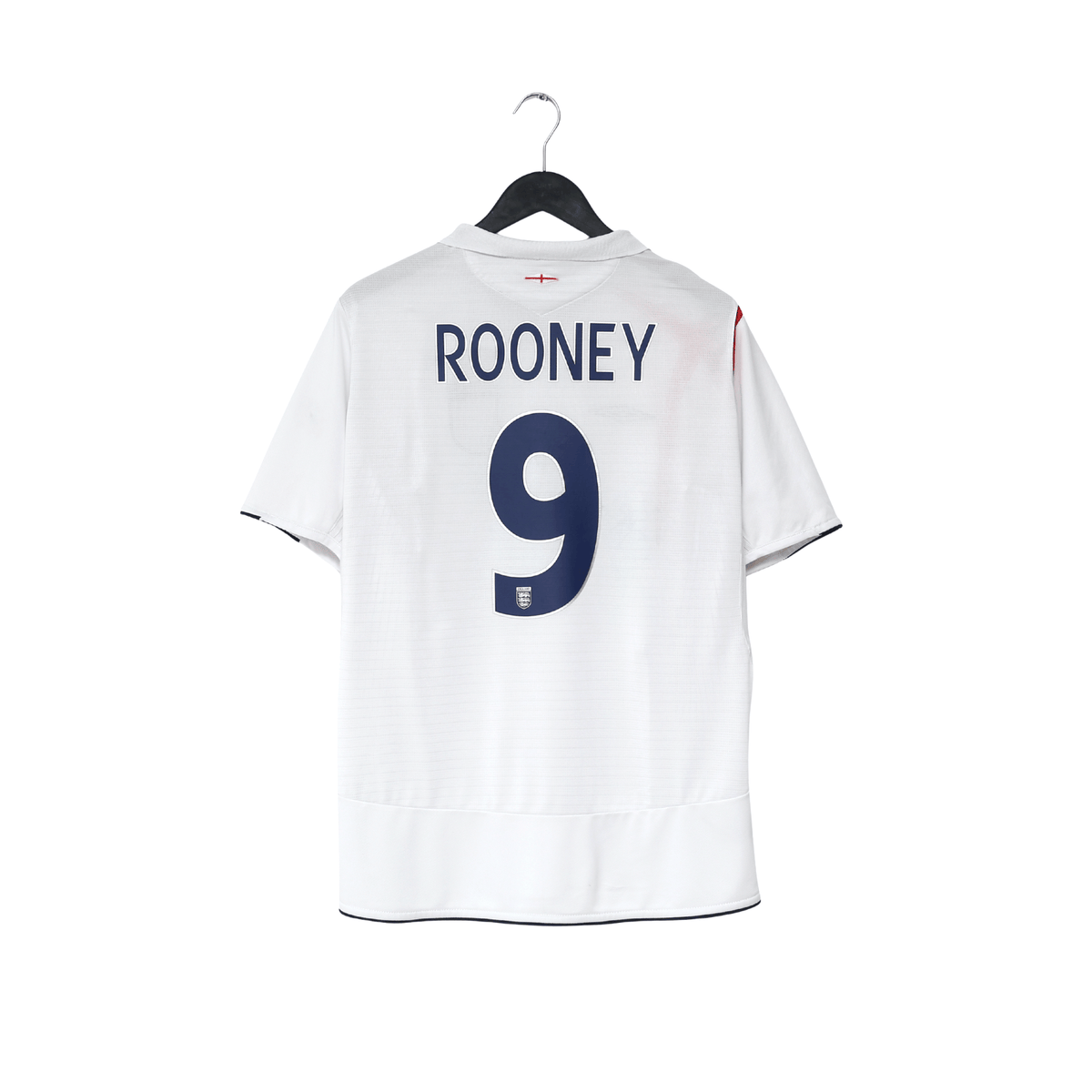2005/07 ROONEY #9 England Vintage Umbro Home Football Shirt (L) World Cup 2006