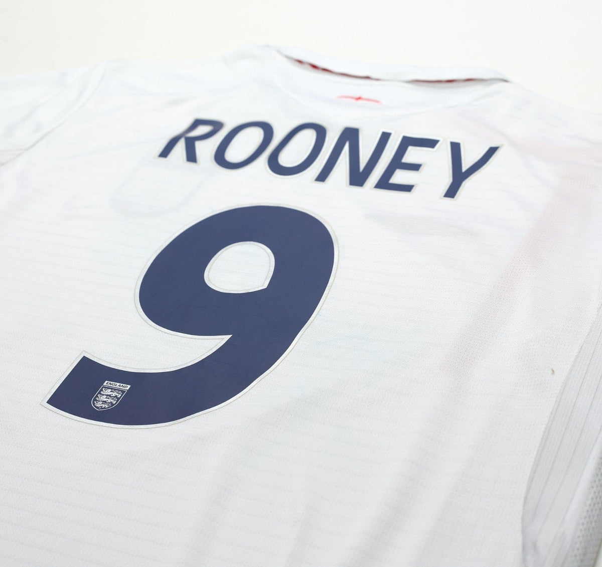 2005/07 ROONEY #9 England Vintage Umbro Home Football Shirt (L) World Cup 2006