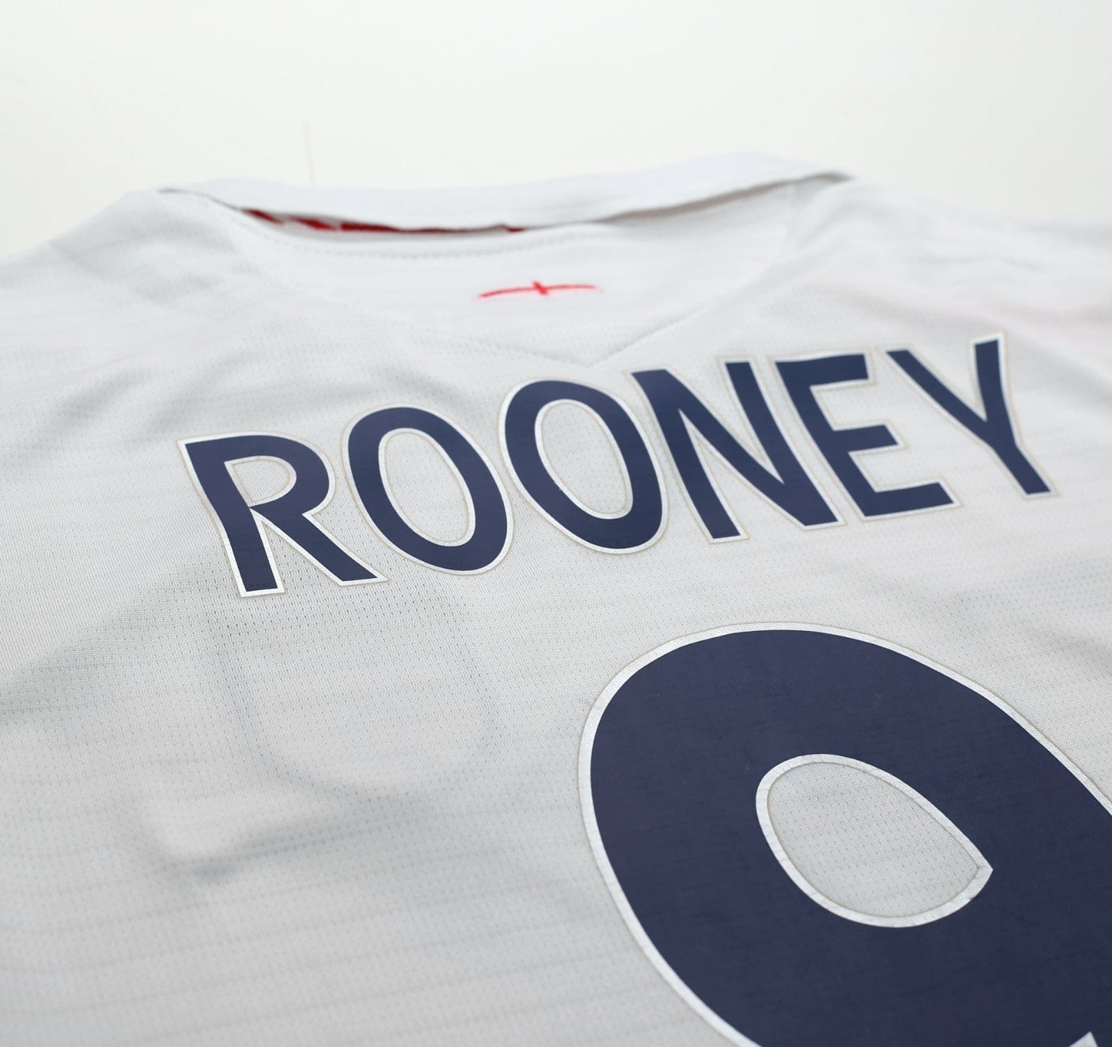 2005/07 ROONEY #9 England Vintage Umbro Home Football Shirt (L) World Cup 2006