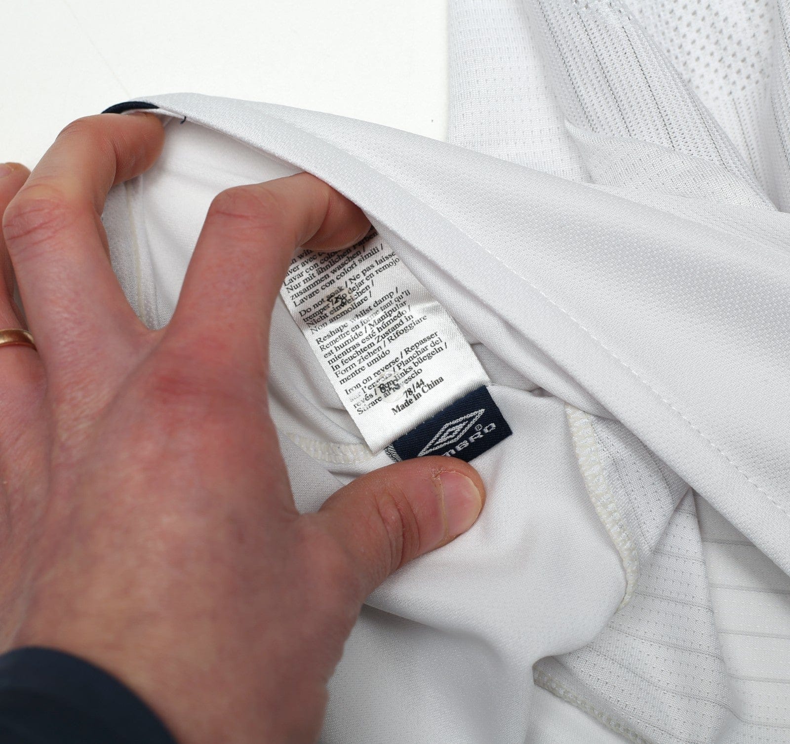 2005/07 ROONEY #9 England Vintage Umbro Home Football Shirt (L) World Cup 2006