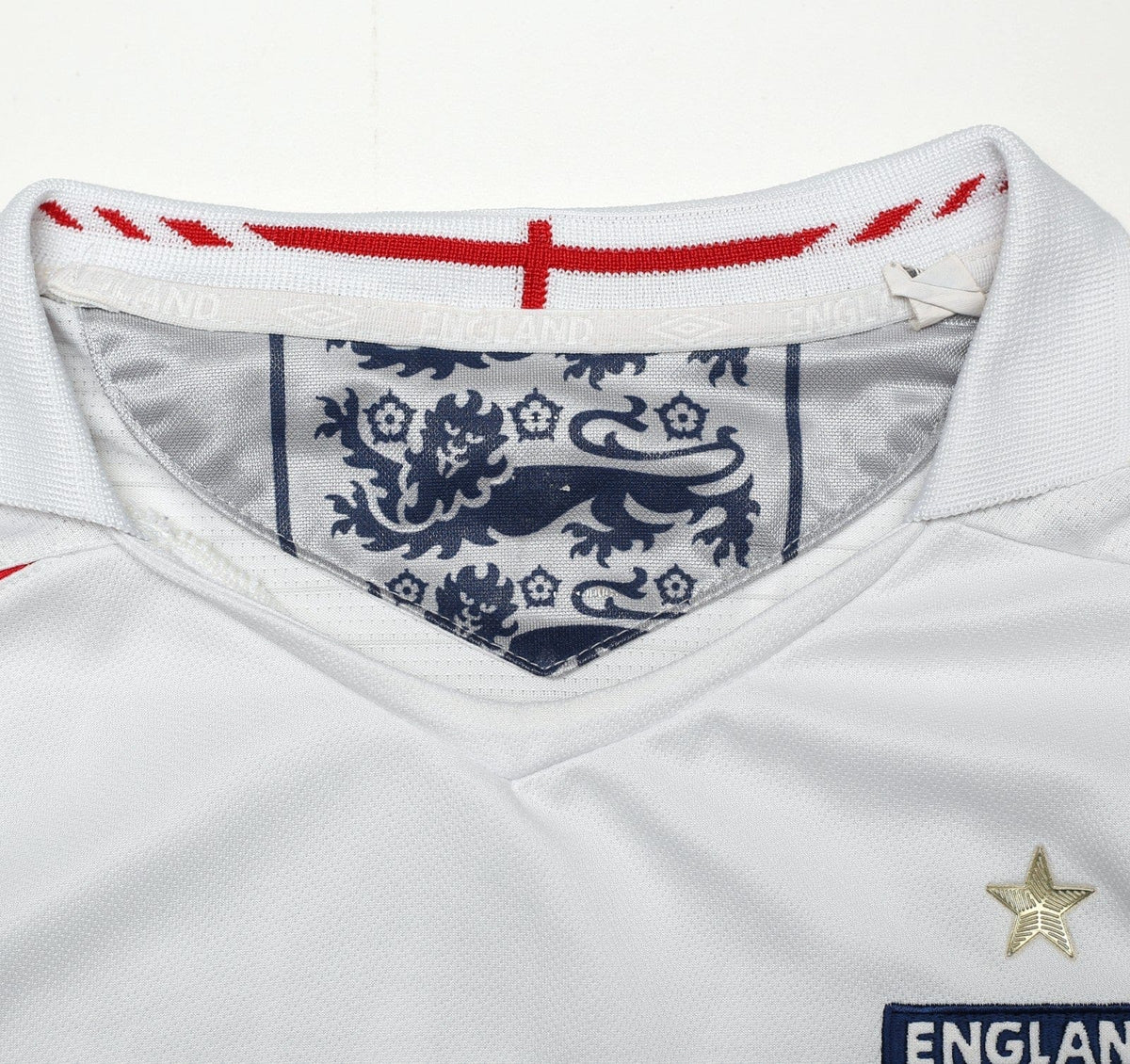 2005/07 ROONEY #9 England Vintage Umbro Home Football Shirt (L) World Cup 2006