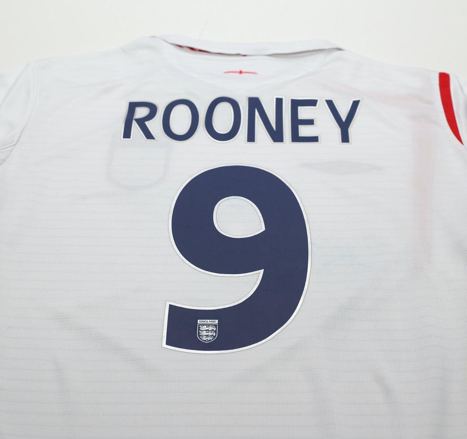 2005/07 Rooney #9 England Vintage Umbro Home Football Shirt | Size L