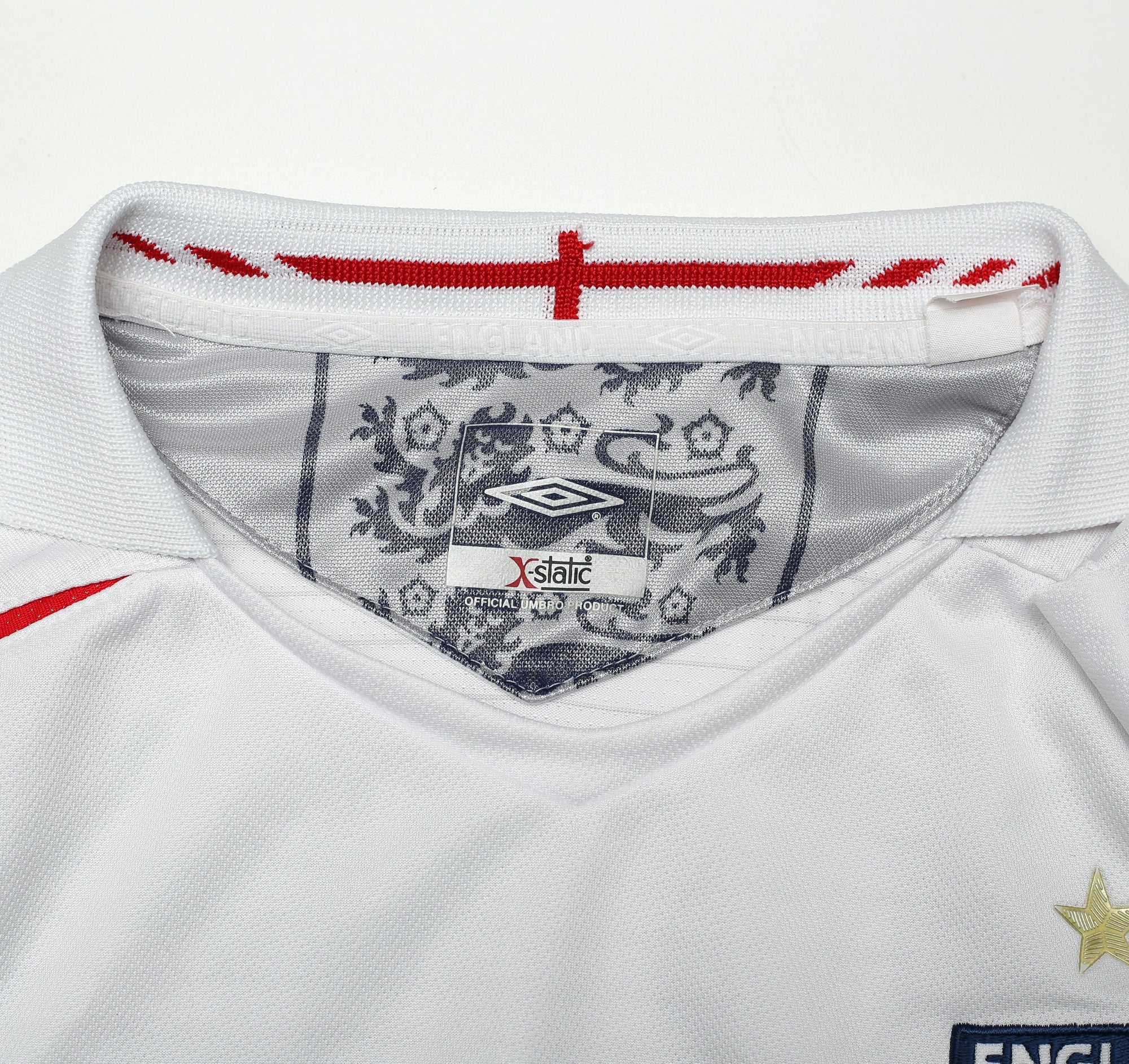 2005/07 ROONEY #9 England Vintage Umbro Home Football Shirt (S) WC 2006