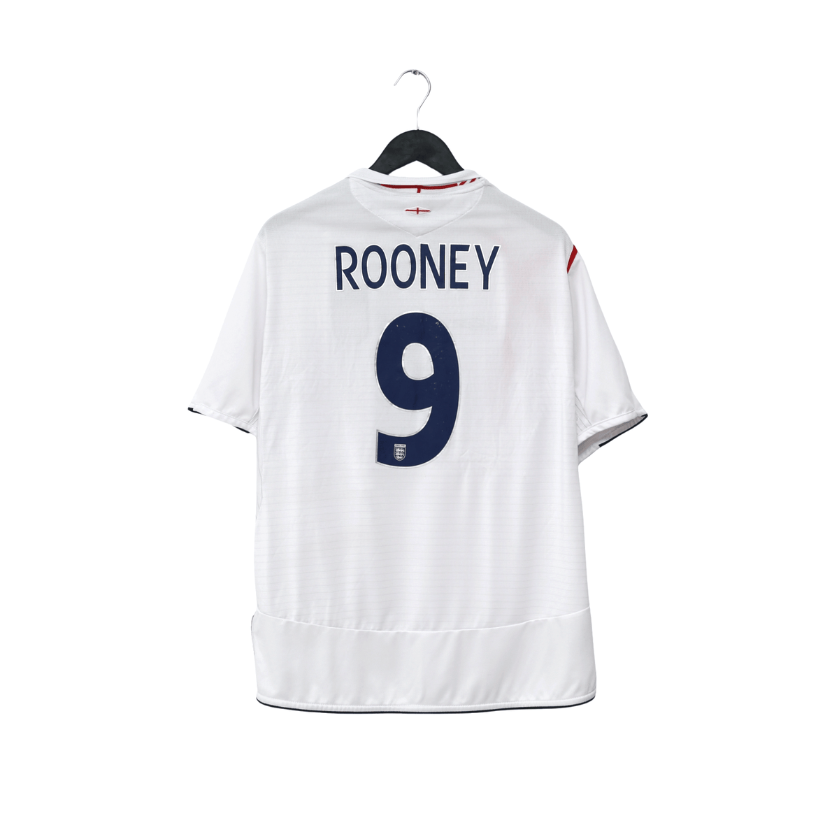 2005/07 Rooney #9 England Vintage Umbro Home Football Shirt (XL) World Cup 2006
