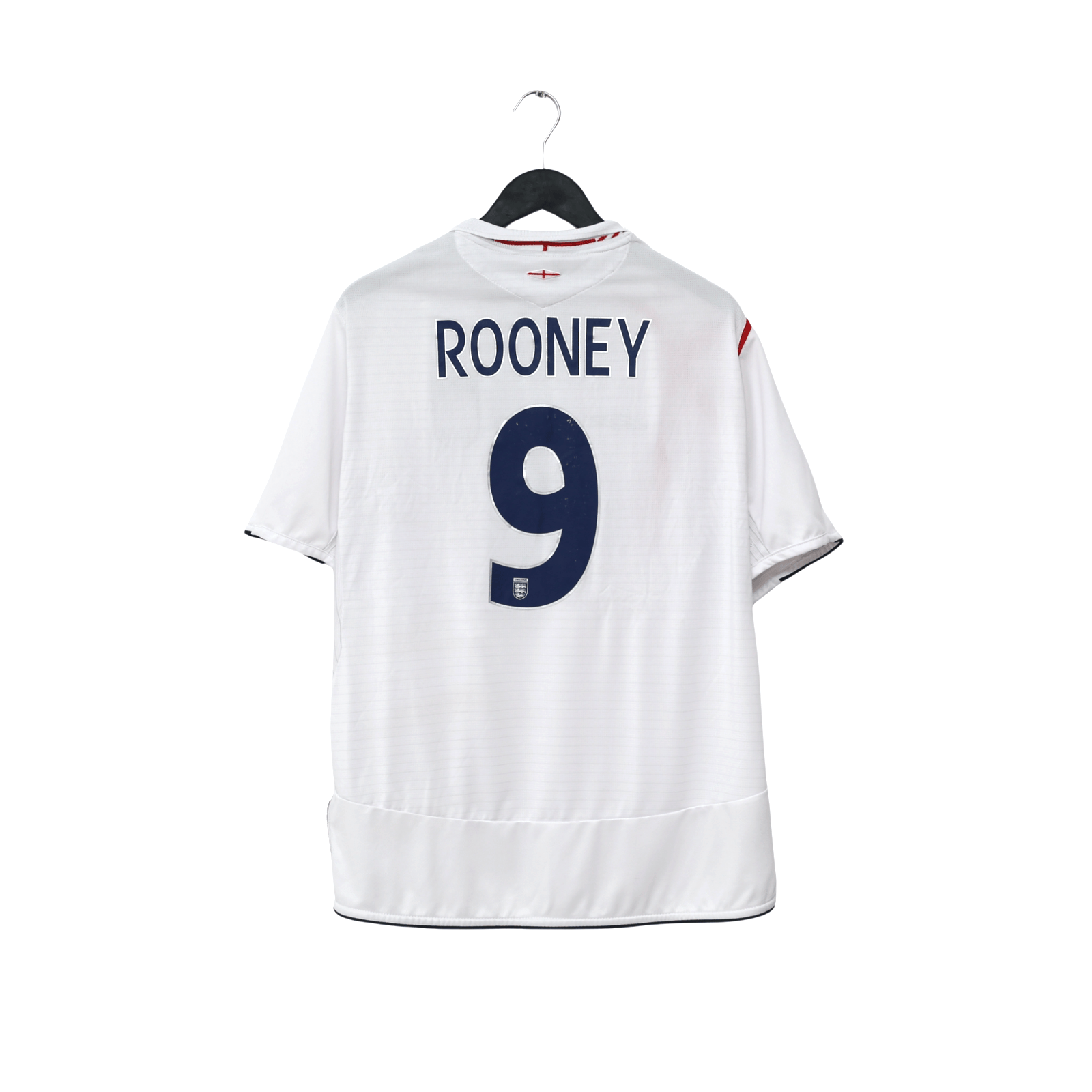 2005/07 Rooney #9 England Vintage Umbro Home Football Shirt (XL) World Cup 2006