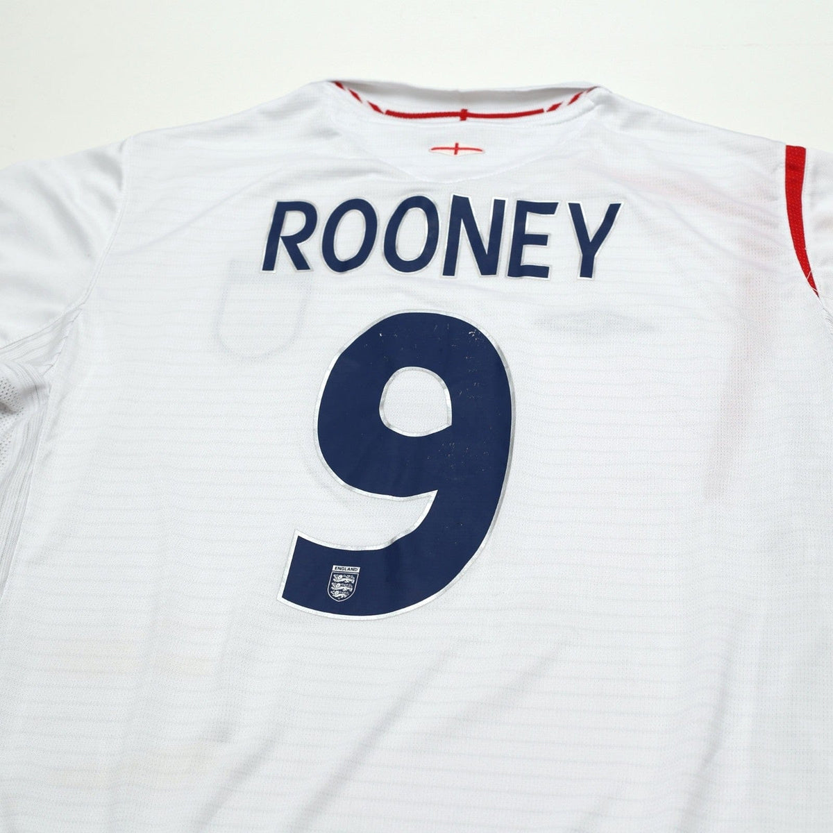 2005/07 Rooney #9 England Vintage Umbro Home Football Shirt (XL) World Cup 2006
