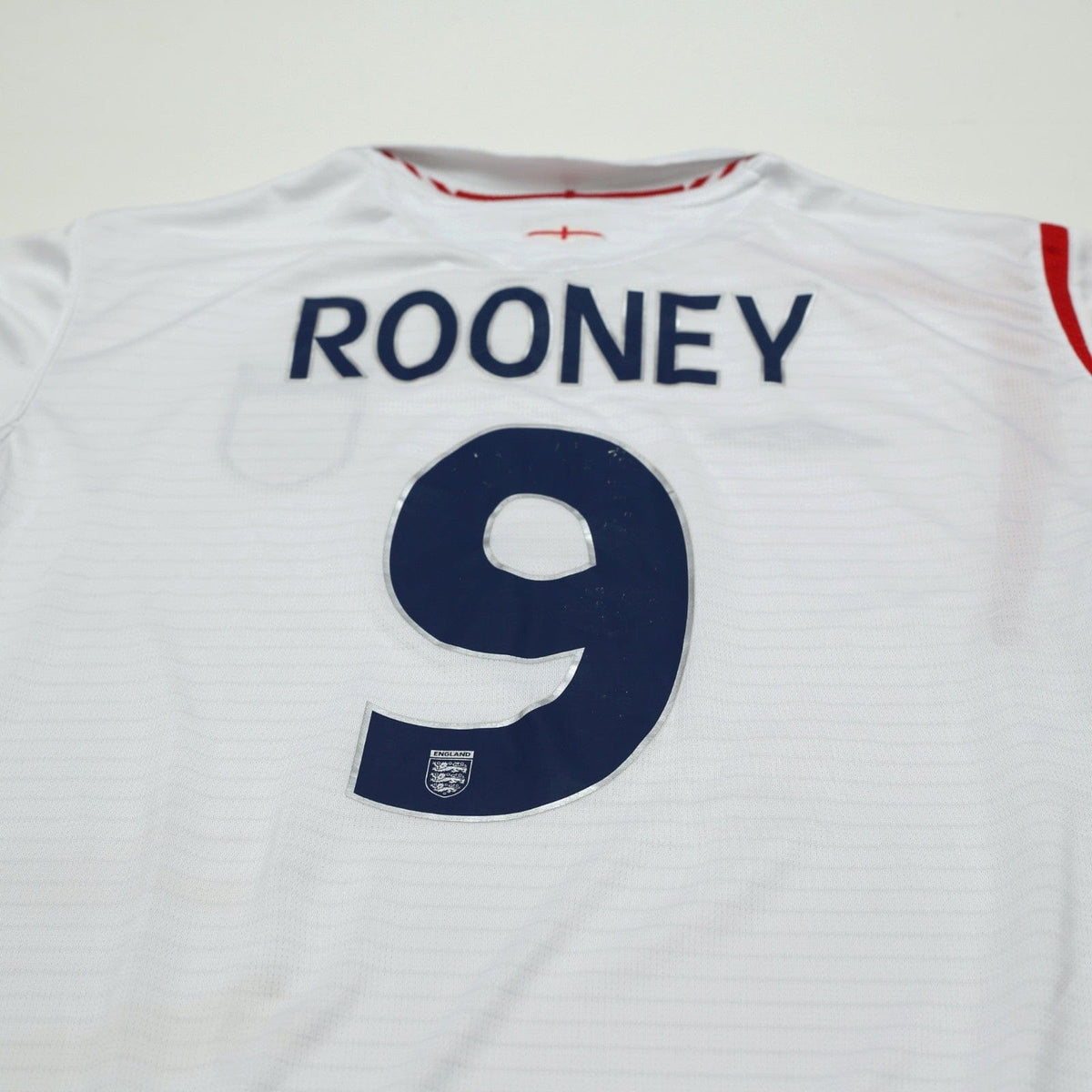 2005/07 Rooney #9 England Vintage Umbro Home Football Shirt (XL) World Cup 2006