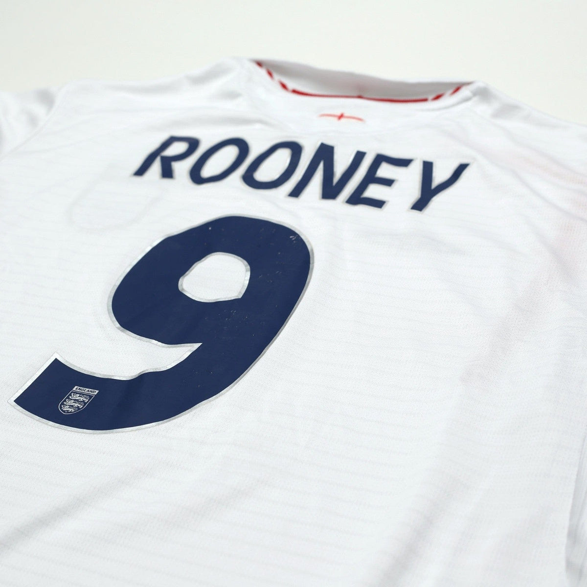 2005/07 Rooney #9 England Vintage Umbro Home Football Shirt (XL) World Cup 2006