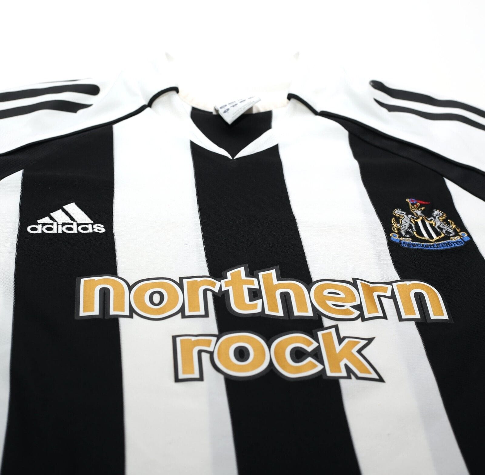 2005/07 SHEARER #9 Newcastle United Vintage adidas Home Football Shirt (S)