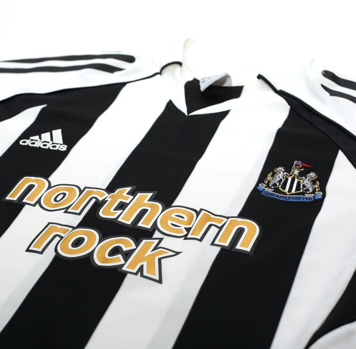 2005/07 SHEARER #9 Newcastle United Vintage adidas Home Football Shirt (S)