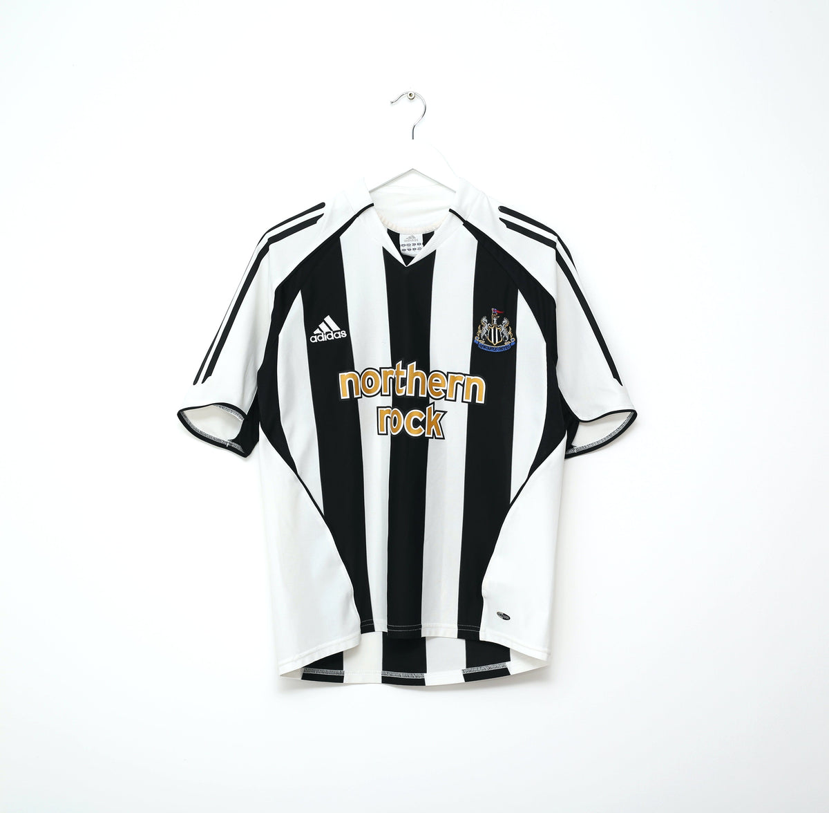 2005/07 SHEARER #9 Newcastle United Vintage adidas Home Football Shirt (S)