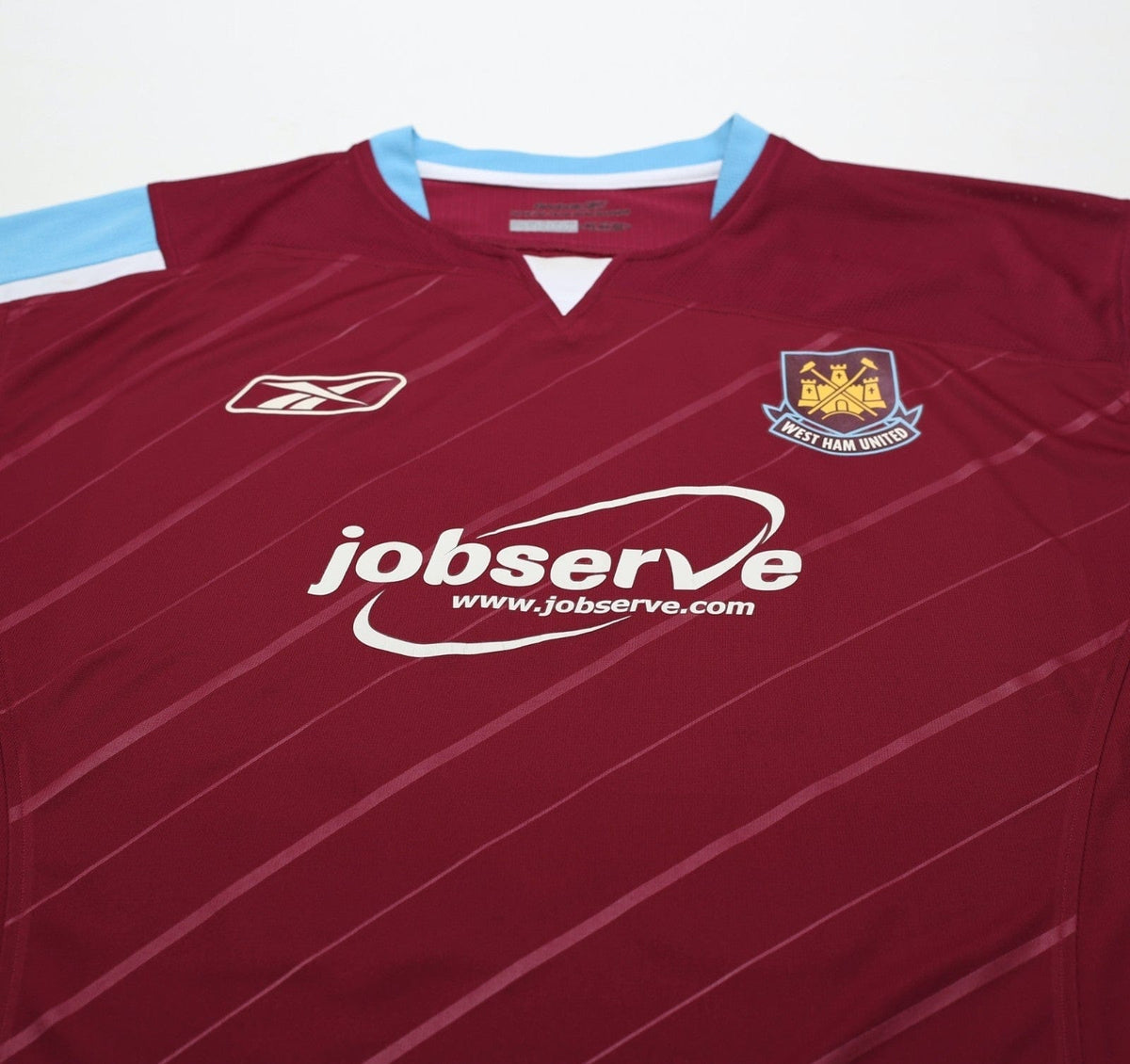 2005/07 TEVEZ #32 West Ham Vintage Reebok Football Shirt (L)