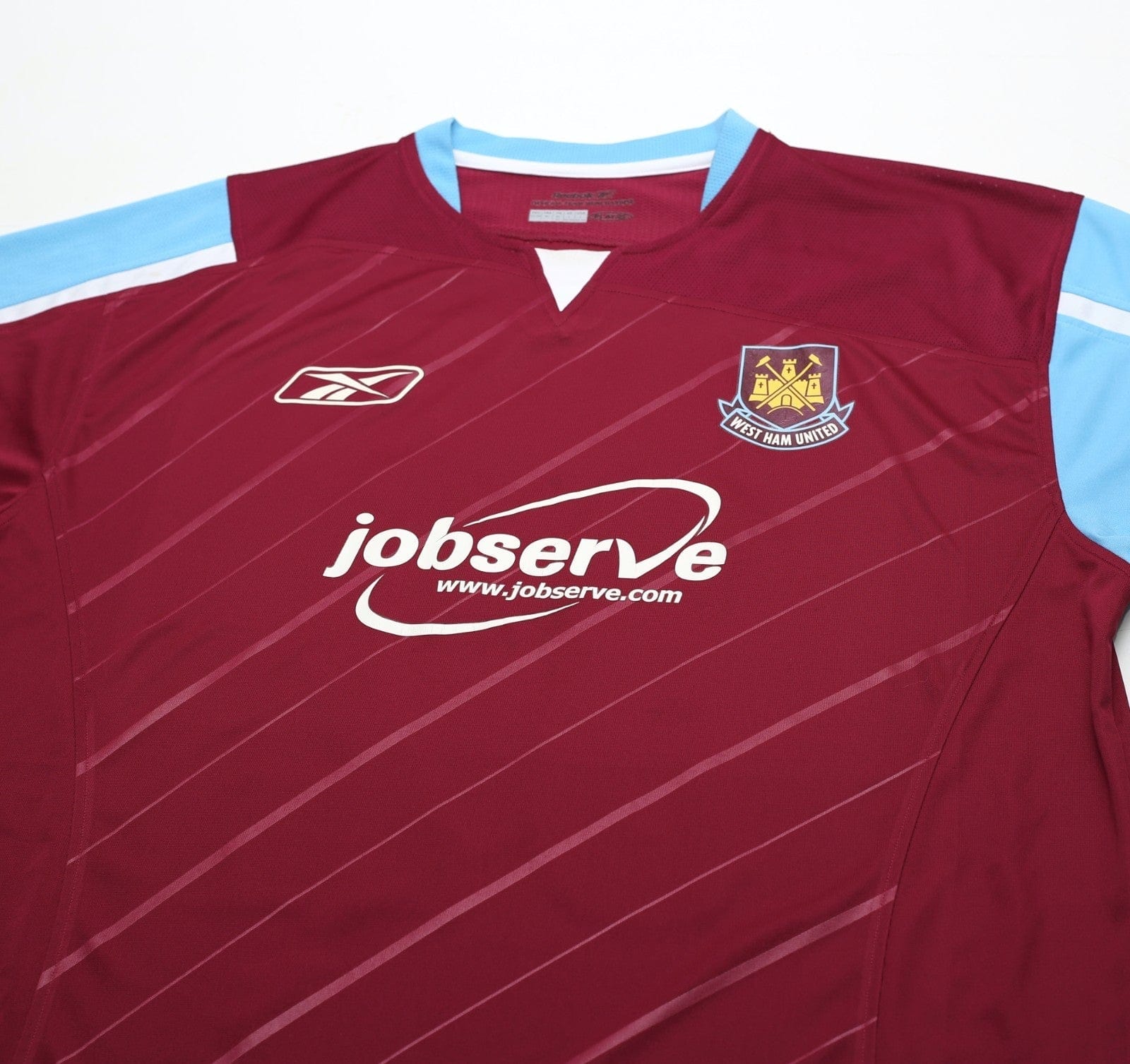 2005/07 TEVEZ #32 West Ham Vintage Reebok Football Shirt (L)