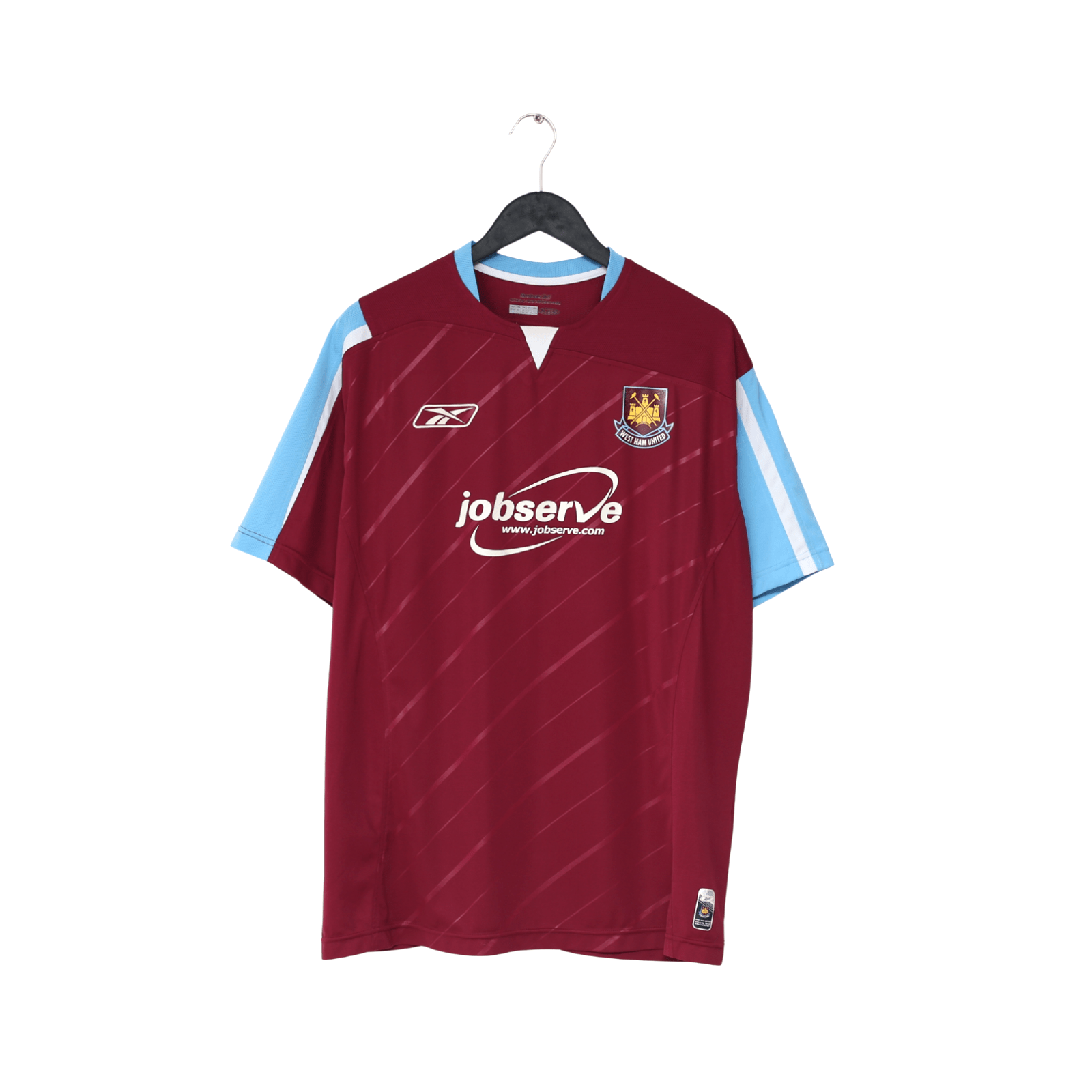 2005/07 TEVEZ #32 West Ham Vintage Reebok Football Shirt (L)